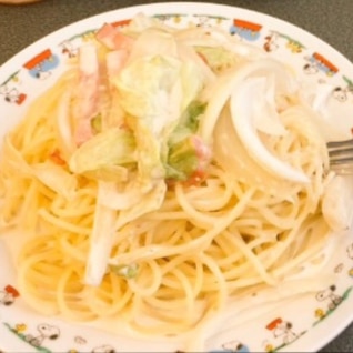 アンチョビクリームパスタ